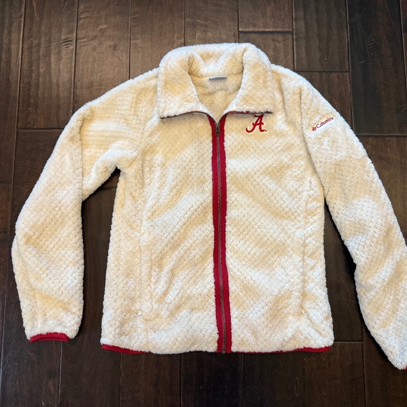 Columbia Women's Alabama Crimson Tide Sherpa Full-Zip Jacket - SIZE MEDIUM - Picture 1 of 6